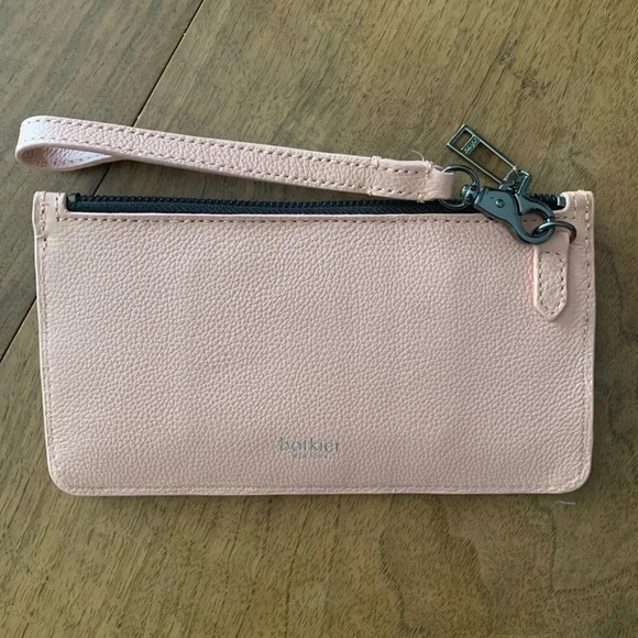 Botkier Leather Cobble Hill Wristlet Wallet - Peach - NWT - Picture 4 of 8